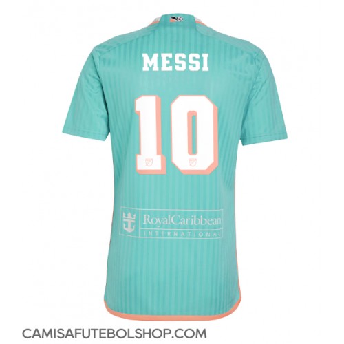 Camisa de time de futebol Inter Miami Lionel Messi #10 Replicas 3º Equipamento 2024-25 Manga Curta